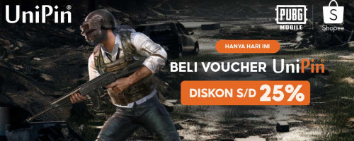 Promo 12.12 Dapatkan Promo Menarik! Beli Voucher UniPin Diskon 25% di Shopee!